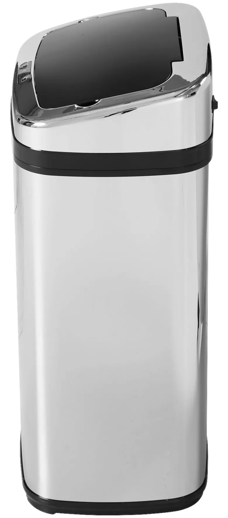 HOMCOM Mülleimer silber B/H/L: ca. 25x58x33 cm