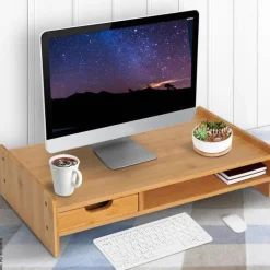 HOMCOM Monitorständer 920-042 920-042 natur