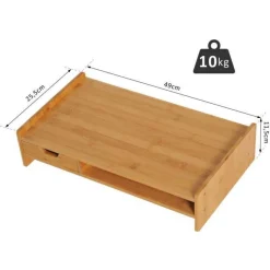 HOMCOM Monitorständer 920-042 920-042 natur