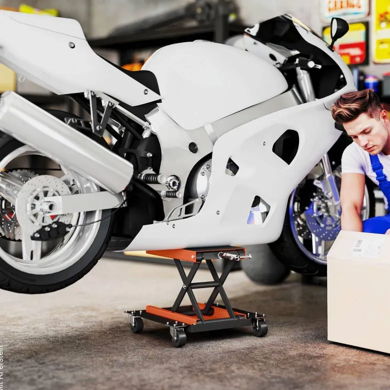 HOMCOM Motorradheber B/H/L: ca. 39,5x13,5x49,5 cm