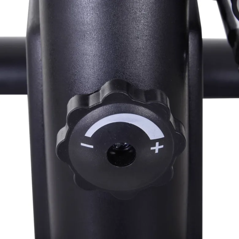 HOMCOM Pedaltrainer schwarz Metall B/H/T: ca. 39x31x40 cm