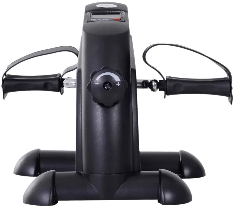 HOMCOM Pedaltrainer schwarz Metall B/H/T: ca. 39x31x40 cm