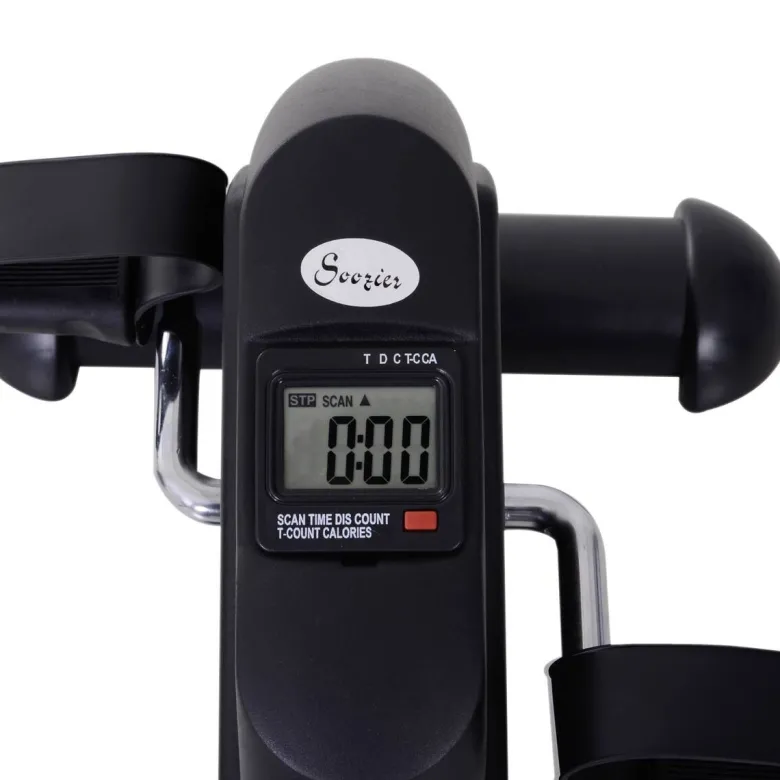 HOMCOM Pedaltrainer schwarz Metall B/H/T: ca. 39x31x40 cm