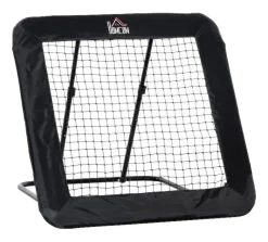 HOMCOM Rebounder mit Bodennagel schwarz B/H/L: ca. 118x120x128 cm