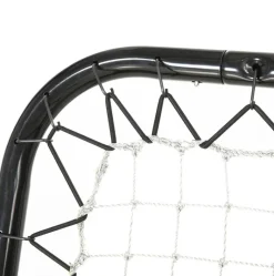 HOMCOM Rebounder schwarz B/H/T: ca. 84x84x11 cm