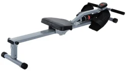HOMCOM Ruderzugmaschine grauschwarz Stahl B/H/L: ca. 67,5x67x130 cm