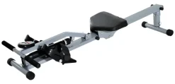 HOMCOM Ruderzugmaschine grauschwarz Stahl B/H/L: ca. 67,5x67x130 cm