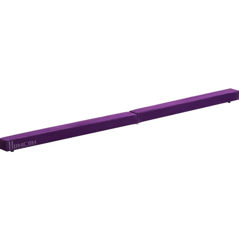 HOMCOM Schwebebalken violett Kiefer B/H/L: ca. 10x6,5x210 cm