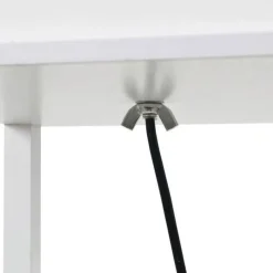 HOMCOM Stehlampe 833-623V90WT weiß Acryl Kunststoff B/H/L: ca. 26x160x26 cm E27 1 Brennstellen