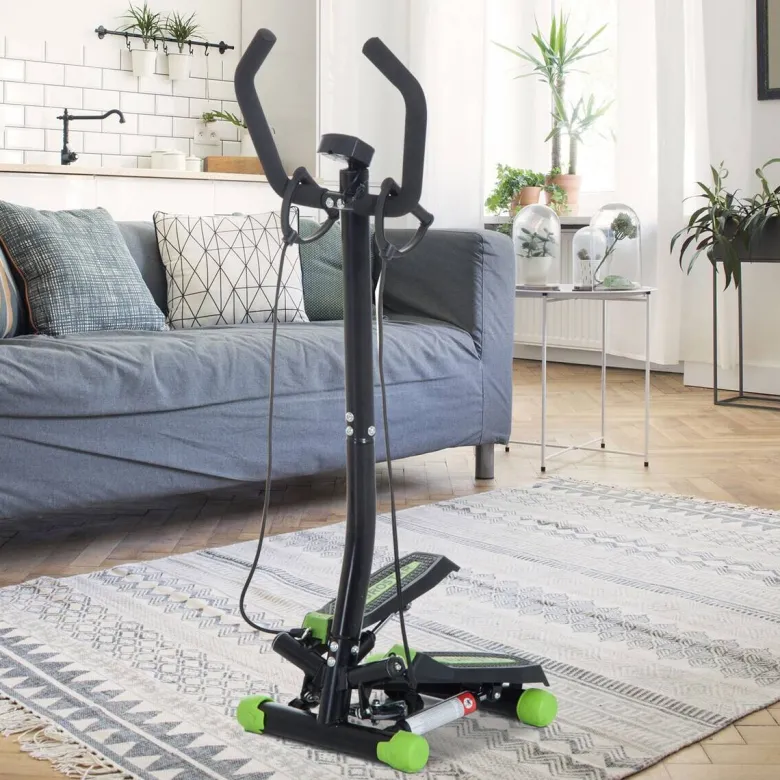 HOMCOM Stepper schwarz Kunststoff B/H/L: ca. 40x118x40 cm