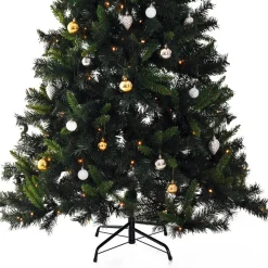 HOMCOM Tannenbaum grün Metall H/D: ca. 180x112 cm