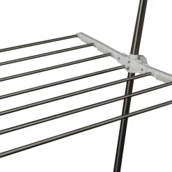 HOMCOM Turmwäscheständer silber Edelstahl H/T/L: ca. 154x62x136 cm
