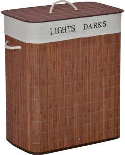 HOMCOM Wäschekorb weiß B/H/L: ca. 32x52x63 cm