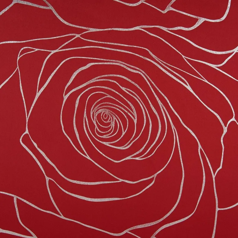 Home Essential Verdunklungsvorhang Roses rot B/L: ca. 140x245 cm