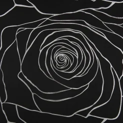 Home Essential Verdunklungsvorhang Roses schwarz B/L: ca. 140x245 cm