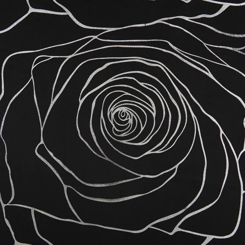 Home Essential Verdunklungsvorhang Roses schwarz B/L: ca. 140x245 cm