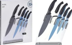 Household Blue Messerset mehrfarbig Edelstahl 5 tlg.