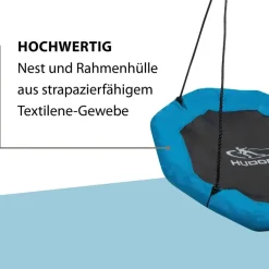 Hudora Nestschaukel Octagon 90 schwarz B/H/L: ca. 90x10x90 cm