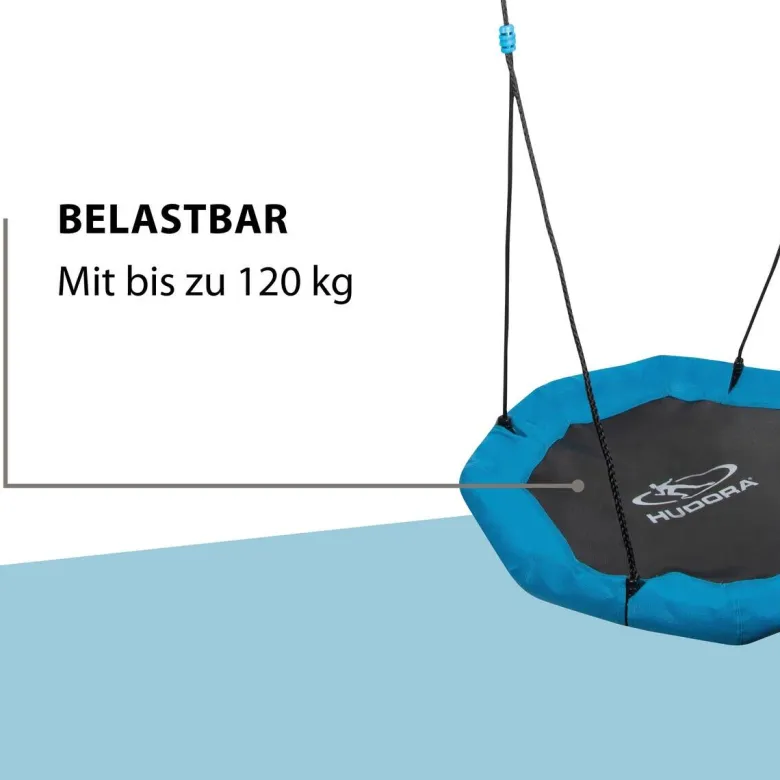 Hudora Nestschaukel Octagon 90 schwarz B/H/L: ca. 90x10x90 cm