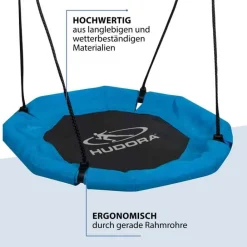 Hudora Nestschaukel Octagon 90 schwarz B/H/L: ca. 90x10x90 cm