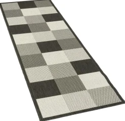 In-/Outdoor-Teppich Ambiente schwarz B/L: ca. 80x240 cm