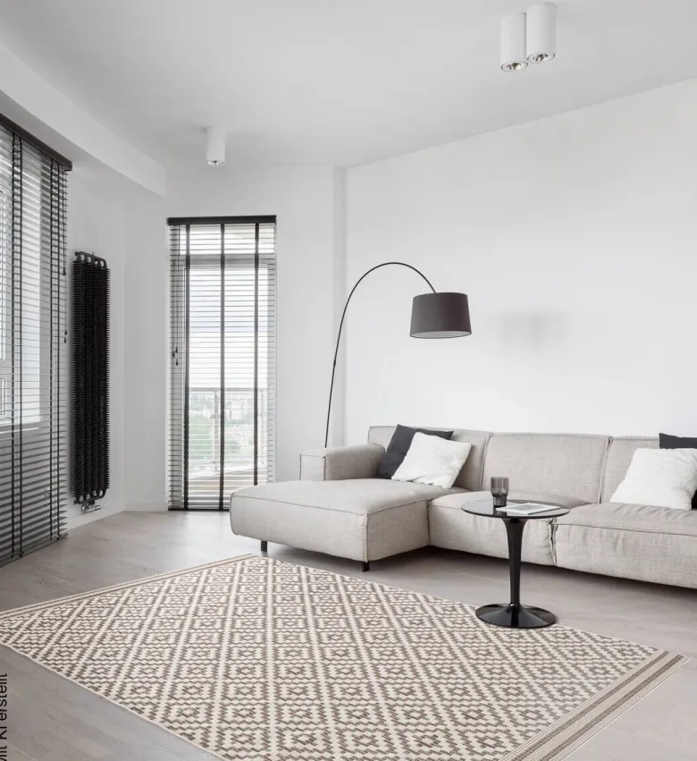 In-/Outdoor-Teppich Sky beige B/L: ca. 80x150 cm