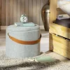Inter Link Hocker Dilia dunkelgrau MDF B/H/T: ca. 42x36x30 cm