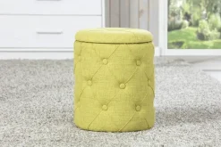 Inter Link Hocker Yapak gelb MDF B/H/T: ca. 34x40x34 cm