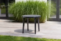 Jardin Gartentisch Lisa Graphit Kunststoff H/D: ca. 72x90 cm