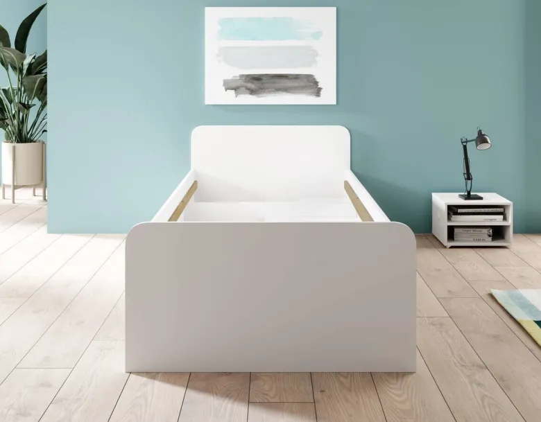 Jugendbett weiß Liegefläche B/L: ca. 90x200 cm