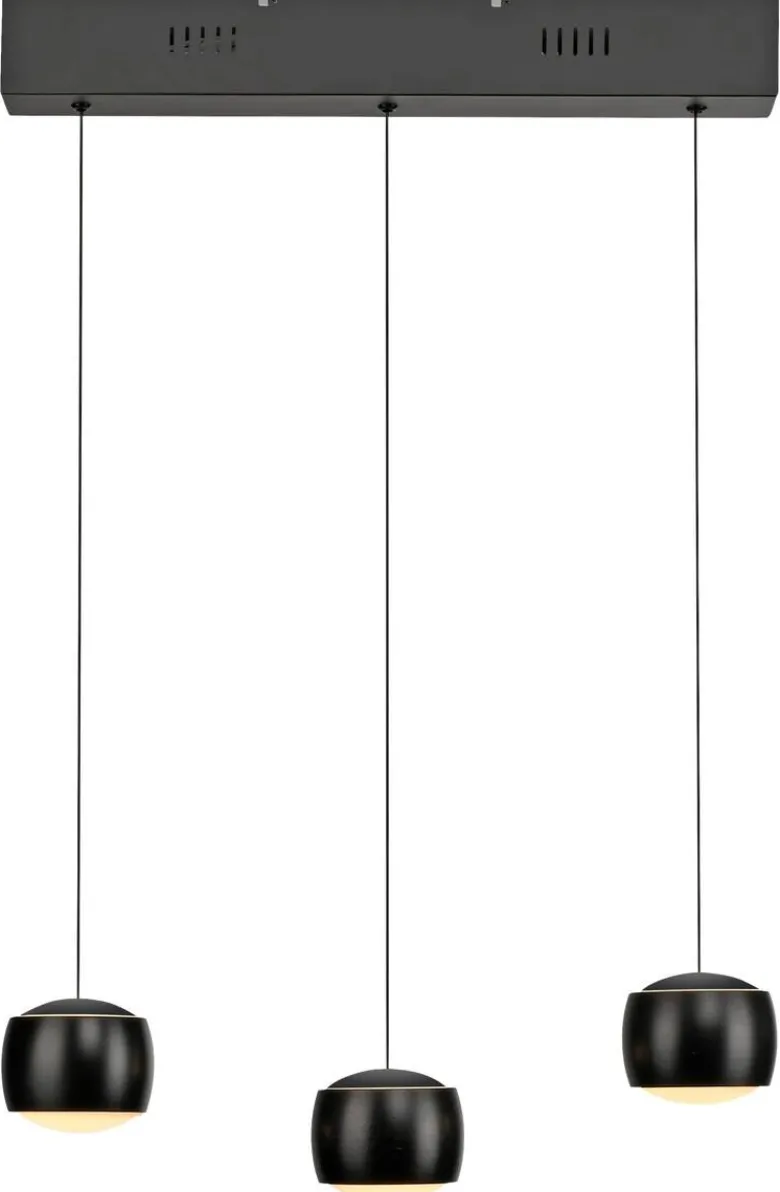 Just Light Pendelleuchte Ballini schwarz
