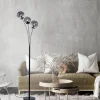 Just Light Stehlampe BIG WIDOW 14603-18 schwarz Rauchglas Metall B/H: ca. 35x185 cm E14 3 Brennstellen