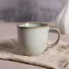 Kaffeebecher beige Steinzeug