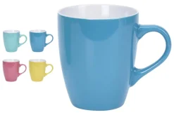 Kaffeebecher multicolor Steinzeug 4 tlg.