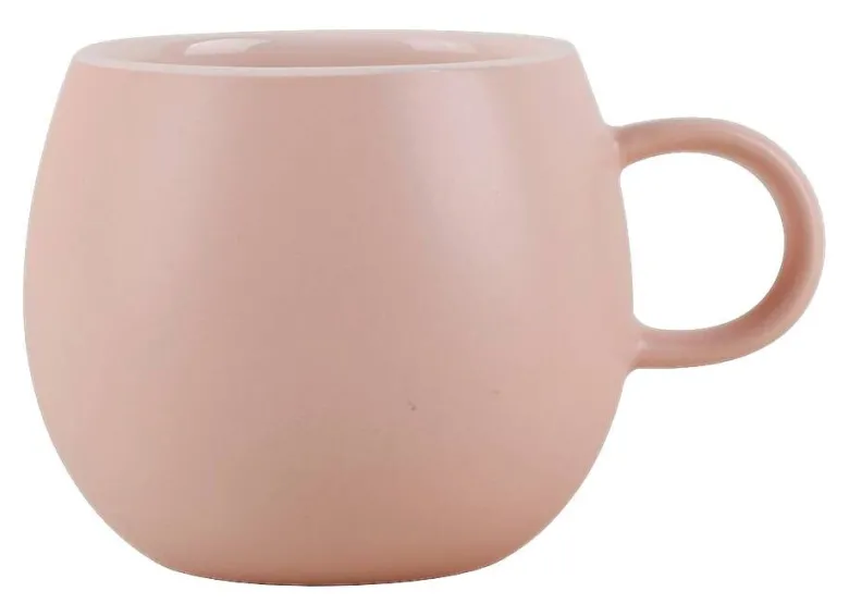 Kaffeebecher rosa Steinzeug