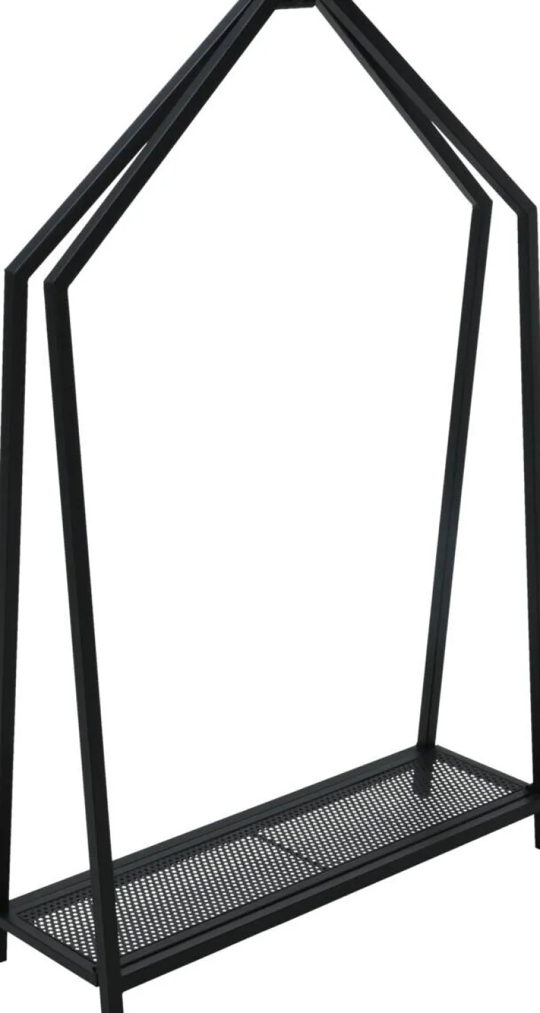 Kaminholzständer schwarz B/T/L: ca. 78,5x24x117,5 cm