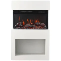 KAMINIO Elektrischer-Kamin HENRI weiß Metall B/H/T: ca. 48x75x21,7 cm ca. 2000 W