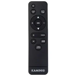 KAMINIO Elektrischer-Kamin HENRI weiß Metall B/H/T: ca. 48x75x21,7 cm ca. 2000 W