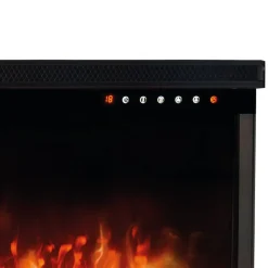 KAMINIO Elektrischer-Kamin LEA schwarz Metall B/H/T: ca. 107,1x43x20 cm ca. 1800 W