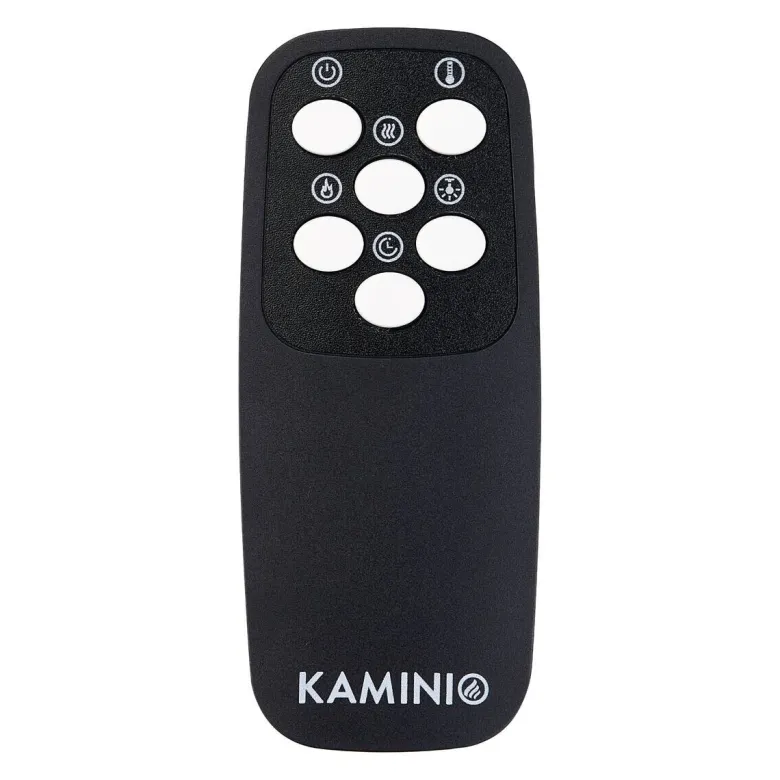 KAMINIO Elektrischer-Kamin LEA schwarz Metall B/H/T: ca. 107,1x43x20 cm ca. 1800 W