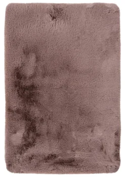 Kayoom Hochflorteppich Badematte Rabbit 525 rosa B/H/L: ca. 65x3,5x100 cm