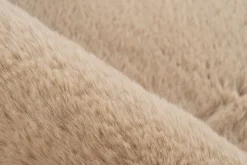 Kayoom Hochflorteppich Badematte Rabbit 425 beige B/H/L: ca. 65x3,5x100 cm