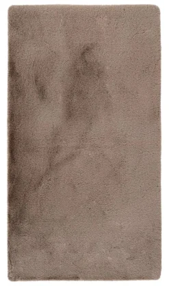 Kayoom Kurzflorteppich Badematte Rabbit Light 225 sand B/H/L: ca. 50x2,4x90 cm
