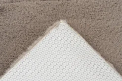 Kayoom Kurzflorteppich Badematte Rabbit Light 225 sand B/H/L: ca. 50x2,4x90 cm