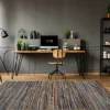Kayoom Kurzflorteppich Sonipat 110 braun B/L: ca. 70x200 cm