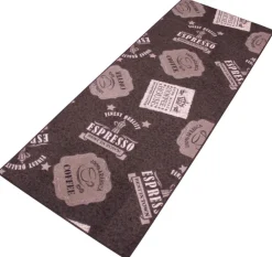 Küchenläufer Coffe Patterns braun B/L: ca. 67x180 cm
