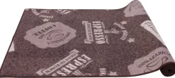 Küchenläufer Coffe Patterns braun B/L: ca. 67x180 cm