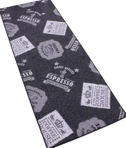 Küchenläufer Coffe Patterns grau B/L: ca. 67x180 cm