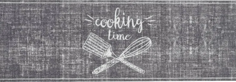 Küchenläufer Cook&Wash hellgrau B/L: ca. 50x150 cm
