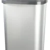 keeeper Abfalleimer silber B/H/L: ca. 25,5x39x19 cm